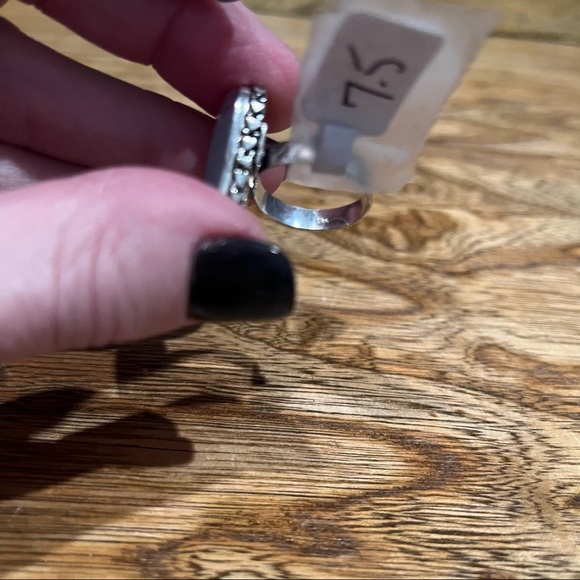 New sterling silver Botswana Agate ring Sz 7.5 It’s a gorgeous! Pink/purple. - Picture 6 of 6